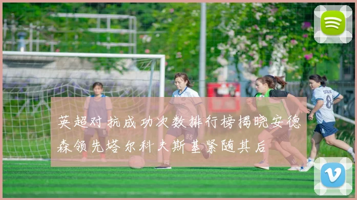 英超对抗成功次数排行榜揭晓安德森领先塔尔科夫斯基紧随其后